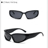 Designer y2k UV400 Mirrored Sunglasses Women White Sun Glasses Men Hispter Sport Driving Cycling Ladies Shades 2023 gafas de sol