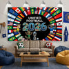 Unique Wall Tapestries Soccer Cup 2026 Flags Tapestry World Football Event Background Cloth Decor Sport Fans Party Banners Decor