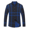 New Men's Casual and Fashionable Long Sleeved Shirt with Printed Anti Wrinkle Business Shirt