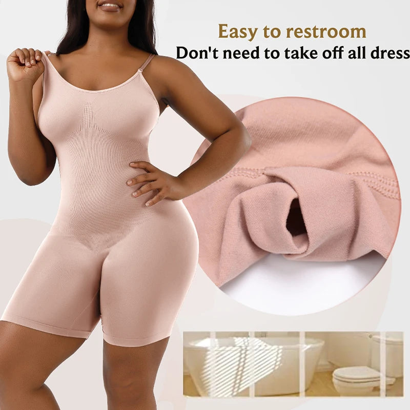 AfruliA Fajas Colombianas Bodysuits Shapewear Seamless Waist Trainer Body Shapers Women Tummy Control Panties Butt Lifter Corset