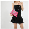 Crocodile Embossed Shoulder Bags For Women Flap PU Leather Fashion Rhinestone Decor Small Square Crossbody Bag Designer Handbag
