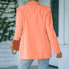 Autumn Pink Blazer Women Slim Elegant Blazers Jacket Women's Buttons Double Breasted Blazer Office Ladies Work Coats Jacket