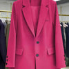 Candy Color Blazer Women Clothing Trends Long Sleeves Blazers Chic Office Ladies Jackets Luxury High-end Coat Vestido Outerwear