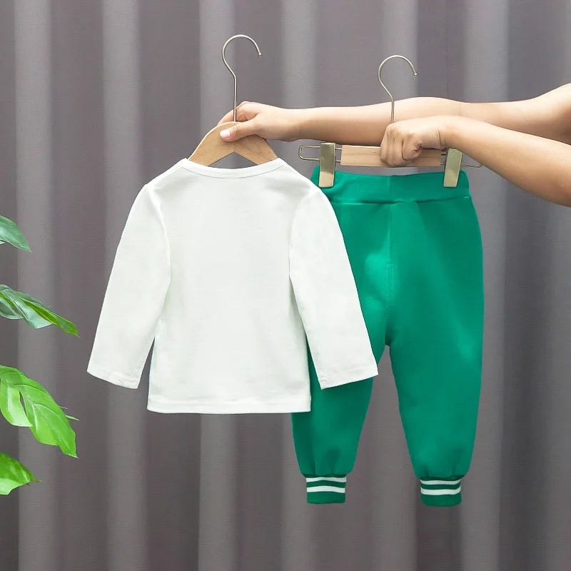 New Kids Baseball Clothing Suit Boys Girls Casual Sports Sets Coat Pants tripartite Spring Autumn Thin Baby Tracksuit Outfits