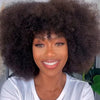 Brasilianische Afro Kinky Curly Bob Perücken P4/30# 200% Dichte Remy Echthaarperücken Braunfarbe P2/33# F1B/99J Perücken mit Pony für Schwarz
