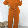 CM.YAYA Fashion Striped Women's Set V-neck Long Sleeve Sweatshirt and SweatPants Tracksuit 2025 Winter Two 2 Piece Set Outfit