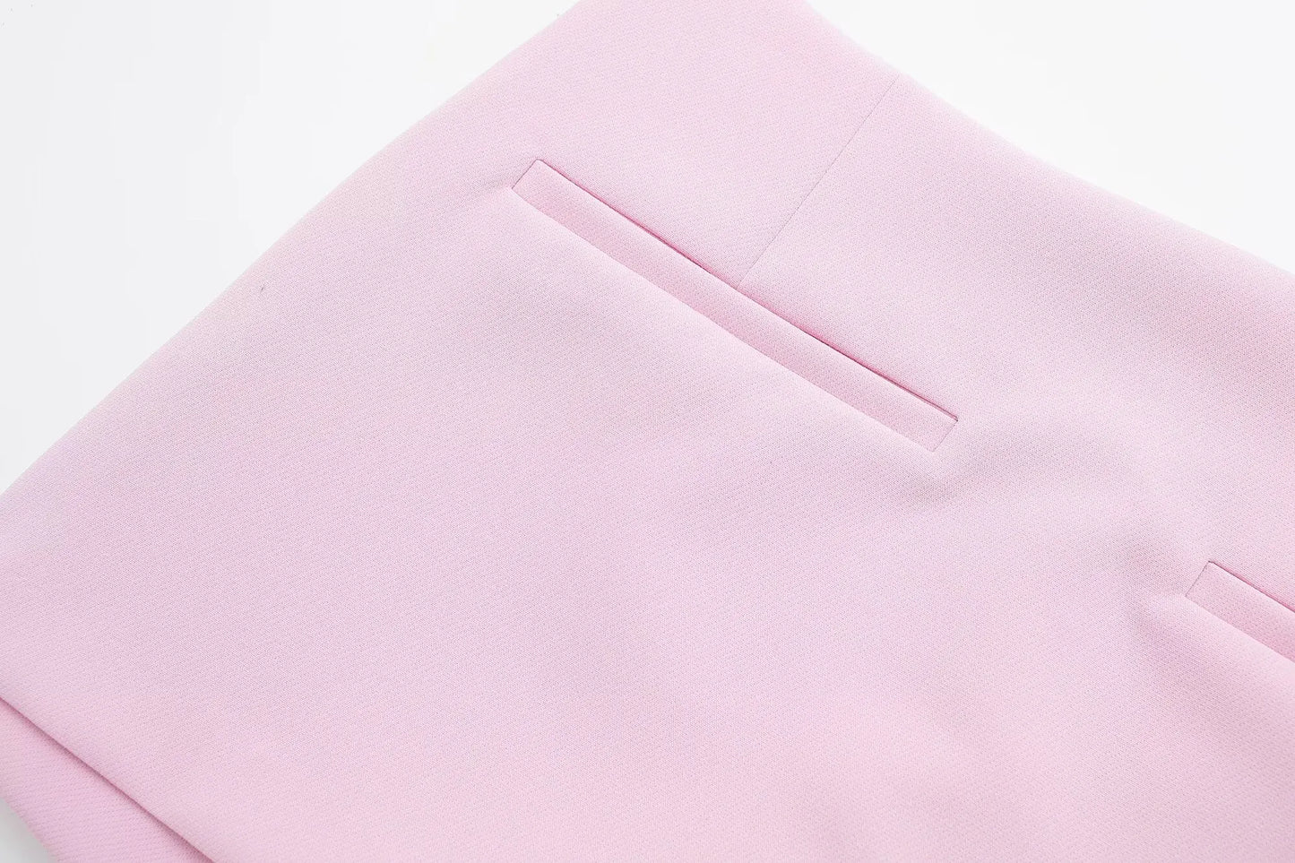 HH Women Pink 2 Piece Set Sexy V-Neck Sleeveless Backless Suspender Zipper Top+High Waist Back Pocket Mini Skirts Shorts Y2K