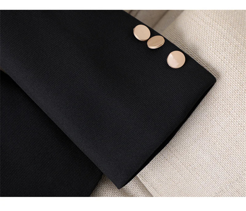 Spring Autumn Blazers New Small Suit Jacket Women Fashion Jacket High-Quality Professional Suit Ladies Blazers Female Outerwear
