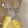 Glimmer Glamorous Graduation Dresses Appliques Rhinestones Halter Mermaid Cocktail Dress Vestidos de Graduacion Customized