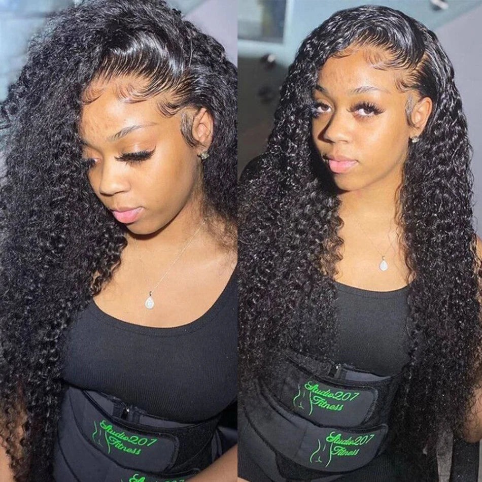 Mongolian Kinky Curly Human Hair Bundles Wholesale 1/3/4 Pieces Natural Hair Extensions Topper Woman Human Hair Free Shipping