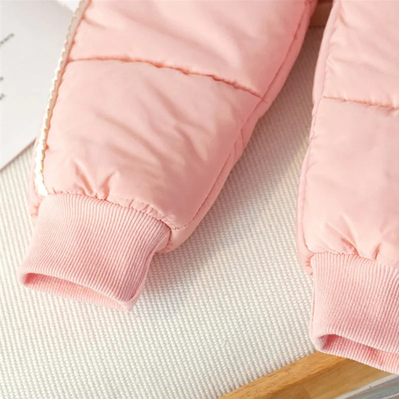 -30℃  Winter Children Lambwool Pants Boys Girls Thick Plus Velvet Trousers Kids Padded Bottoming Pants Toddler Warm Sweatpants