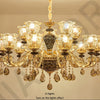 Kronleuchter Wohnzimmer Groß Luxus Kristall Lampe Esszimmer Schlafzimmer Dekoration Französischer Retro Kronleuchter Beleuchtung