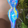 Sexy Shiny Blue Sequins Long Tube Dress Evening Prom Birthday Celebrate Dress Women Photo Shoot Wear Stage Costume Dianti