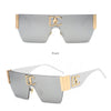 Neue 2024 Luxus Designer Square Sonnenbrillen Frauen Mode Trendy Punk Sonnenbrille Damen Farbverlauf Shades Brillen Oculos UV400