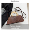 Solid Alligator PU Shoulder and Crossbody Bags Personality Designer Style High Quality Hand Bags for Women 2024 Fashion Hot Sale