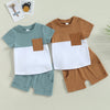 ma&baby 0-3Y Toddler Infant Baby Boy Girl Clothes Sets Casual Short Sleeve T-shirt Tops Shorts Summer Outfits Clothing