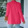Autumn Pink Blazer Women Slim Elegant Blazers Jacket Women's Buttons Double Breasted Blazer Office Ladies Work Coats Jacket