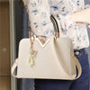 Damen Handtasche Patchwork Umhängetasche Messenger Office Work PU Leder Damen Tasche Luxus Mode Elegant