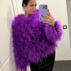 2023 Women Faux Fur Coat Autumn Winter High Quality Fluffy Short Coat Faux Fur Jacket