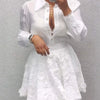 New Spring And Summer Women's Fashion Tops And Skirts Two-piece Skirt Suit Elegant Casual White Holiday Two Piece Outfits Woman