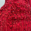 Glitzernde Kristallketten Perlen Langarm Minikleid 2025 Damen Geburtstag Abendparty Nachtclub Outfit Sängerin Hochzeitskostüm