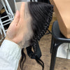 13x4 Transparent Lace Frontal with Braids 10 Inches Natural Brazilian Remy Hair Lace Frontal with Baby Hair for Women Girls
