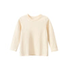 2025 Spring Autumn 2-10 Years Children'S Candy Color Sweet Long Sleeve High Neck Unisex Kids Girl Boy Basic Turtleneck T-Shirt