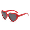Neue herzförmige polarisierte Sonnenbrille für Damen, modisch, süß, Retro, Vintage, Verlaufs-Sonnenbrille, UV400-Schutz, Unisex-Brille