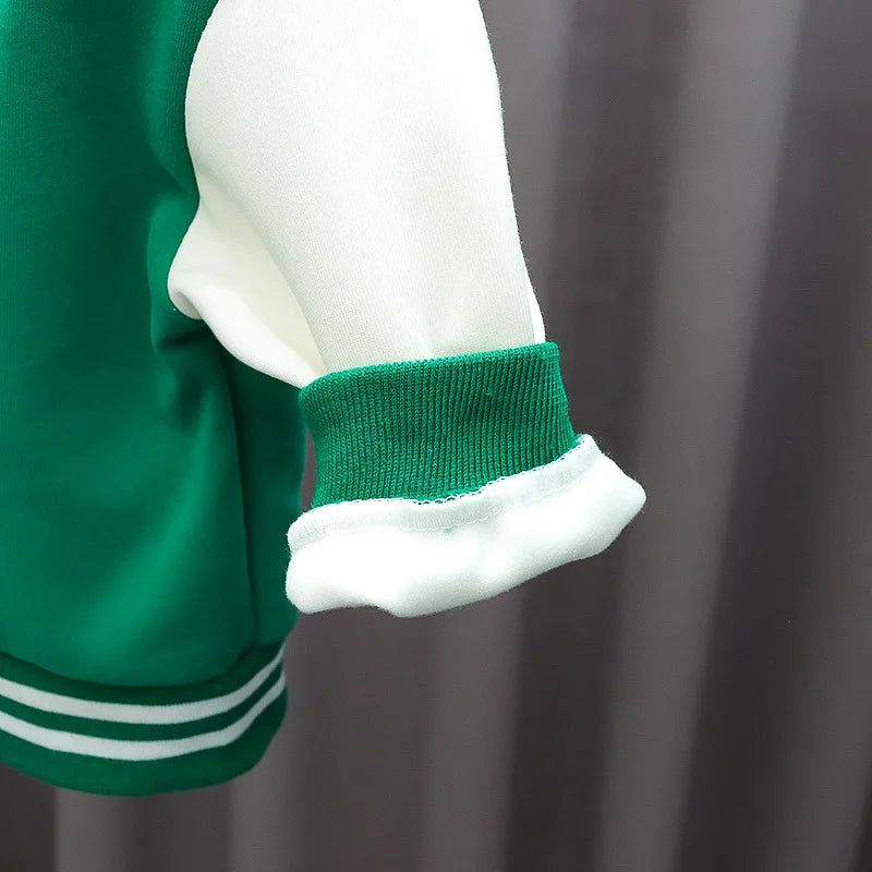 New Kids Baseball Clothing Suit Boys Girls Casual Sports Sets Coat Pants tripartite Spring Autumn Thin Baby Tracksuit Outfits