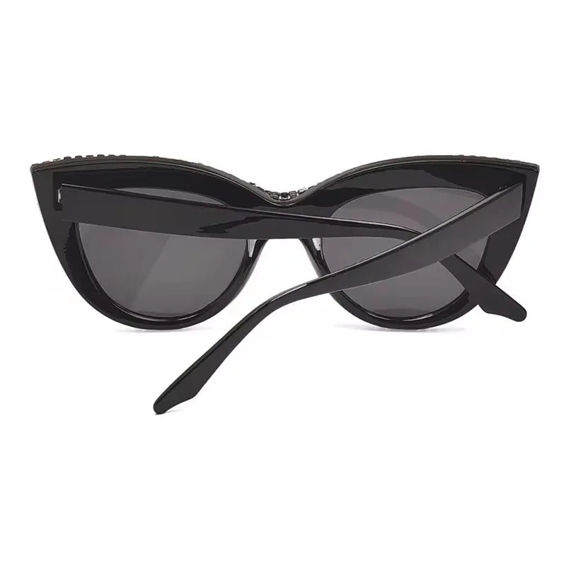 Blumen Katzenaugen Retro Strass Sonnenbrille für Damen Elegant Fashion Herren Trend Designer Outdoor Party Sonnenbrillen Eyewear