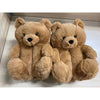 Highland Cow Fashion Bear Plush Slippers Women Men House Animals Soft Shoes Christmas Slipper Adults Indoor Shoes