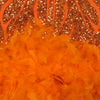 Elegant Luxury Sequins See Through Feather Mini Dress Celebrity Halter Backless Women‘s Sexy Birthday Party Nightclub Vestidos