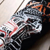 High Street Fashion Mens Jeans Night Club Black White Color Personal Designer Printed Jeans Men Punk Pants Skinny Hip Hop Jeans
