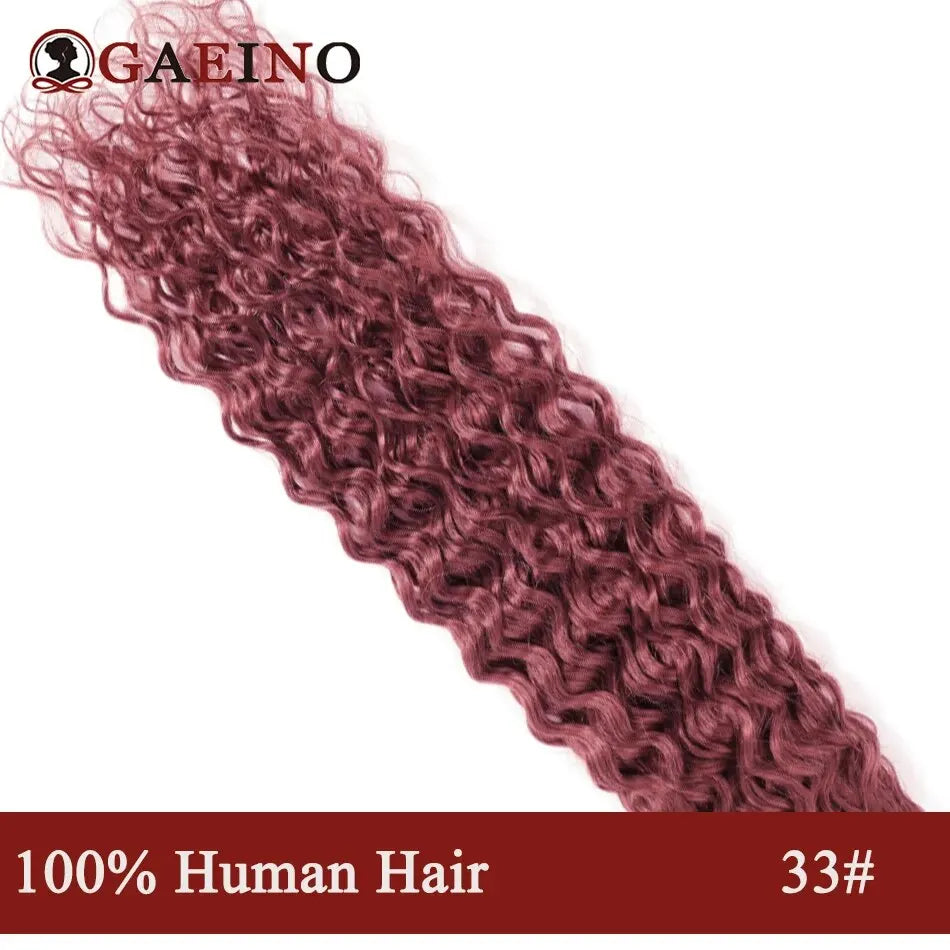 Tape In Hair Extensions Water Wave Real Human Hair 2# Dark Brown Natural Cural Tape On Hair Ectensions Skin Weft Hairpiece 2G/Pc