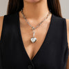 YWZIXLN 2021 Trend Elegant Jewelry Wedding Big Pearl Necklace For Women Fashion White Imitation Pearl Choker Necklace N0179