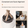 KINSCOTER Simulated Flame Aroma Diffuser Bonfire Air Humidifier Ultrasonic Cool Mist Maker Fogger LED Essential Oil Lamp Difusor