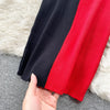 YuooMuoo Women Dress 2025 Summer Elegant Rib Knit Slim Waist Bandage Pencil Dress Office Lady Sleeveless Bodycon Sweater Dress