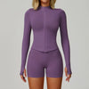 SWELTERING 2/3PCS Seamless Yoga Set Gym Clothes Sportswear Fitness Suits Women Workout Bra Crop Top Long Sleeve Sports Suits