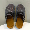 Kristallige klobige Outdoor-Slipper Schuhe Sommer Clogs Damen Hausschuhe Pantofle Luxus Slides Med Strand Designer Flip Flops