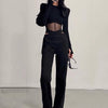 Summer Women T Shirt Girls T-Shirt Woman Clothes Long Sleeve Tops Spring Black Slim Tshirt Female Crop Top Tee Sexy Skinny Y2k