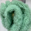 Women Sexy Strapless Backless Green Diamonds Mesh Dress Birthday Party Costume Bar Nightclub Singer Stage Performance Outfit