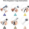 2M/1M Flexible Spiral Cable Wire Protector Cable Organizer Computer Cord Protective Tube Clip Organizer Management Tools 16/10mm