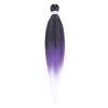 Pre-stretched Braids Synthetic Hair Professional Itch Free Hot Water Setting Fiber 30'' Ombre Yaki Texture Braid Hair Extensions