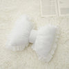Pink Bow-shaped Pillow Ruffle Lace Decor Plush PP Cotton Filling Pillow Bed Couch Sofa Support Pillow Car Seat Companion Pillows