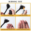 0.6cm 4-8Inch Regular Loc Extension Human Hair 50 Strands Full Handmade 100% Human Hair Dreadlock Extensions for Men Women