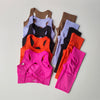 2er-Set Sport-BH für Damen, professionelles Fitness-Tanktop, stoßfester Lauf-Leggings-Yoga-Anzug, schöner Rücken-BH-Bekleidung