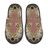 Custom Queen Of Absolutely Everything Gold Baroque Soft Memory Foam House Slippers Women Comfy Warm Anti-skid Sole Slipper