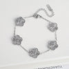 Color jewelry clover stainless steel new plant five-leaf flower bracelet hot jewelry jewelry gifts for women