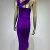 Damen Sommer sexy ausgehöhltes braunes Midi knielanges Bodycon-Bandagekleid 2023 Designer elegantes Abendpartykleid Vestido