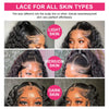 Kleberlose vorgeflochtene Perücken Tiefe Welle HD 13x6 Lace Front Perücke, alles vorbereitet, gelockt, 13x4 HD Lace Front Echthaarperücken, sofort tragbar